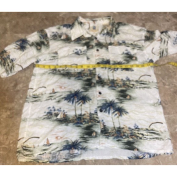 Maui Maui Hawaiian Islands Shirt Mens Large Button Up Short Sleeve - Picture 8 of 9